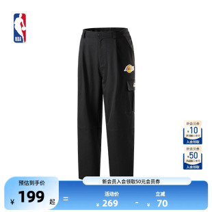 男女同款 NBA官方湖人 勇士街头篮球系列春季 季 运动休闲长裤