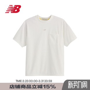 Balance 日系纯色圆领套头短袖 女款 T恤UT45170 Grey男款 New