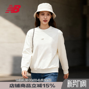 运动休闲纯棉上衣时尚 NB女款 舒适圆领卫衣AWT34311 Balance New