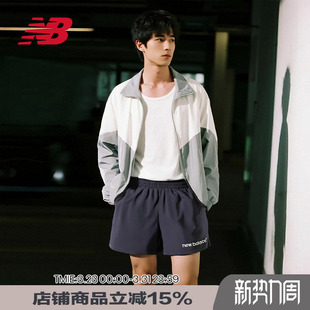 Balance 三分裤 梭织透气运动健身跑步短裤 MS33550 Grey男裤 New