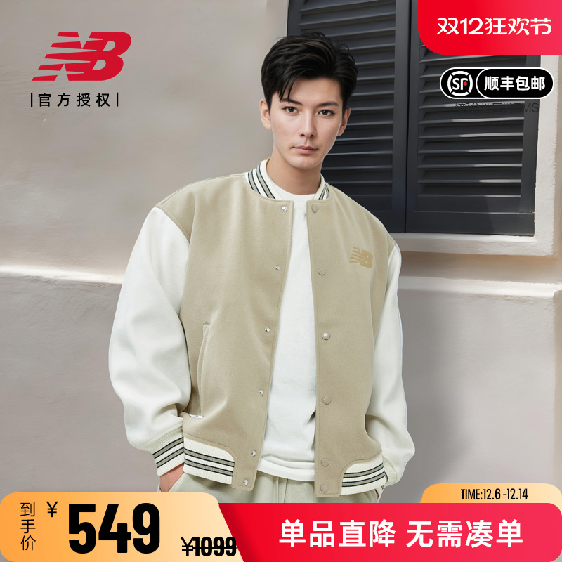 NB休闲男款圆领25新款外套棒球服