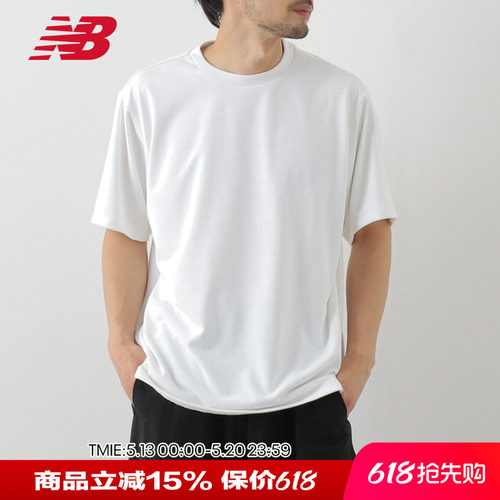 NB男款日系纯色简约舒适休闲T恤