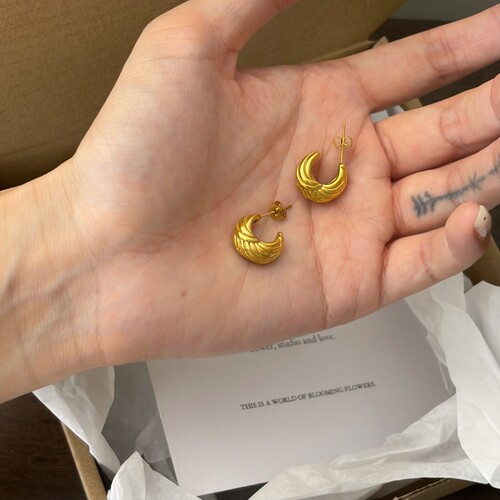 ins法式复古耳钉耳饰075