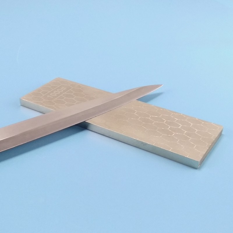 金刚石磨刀器磨刀石 金刚石专业磨刀石磨石开刃巢状400/1000双面