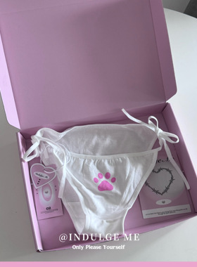 indulgeme甜嗲小猫咪*日系纯棉内裤女低腰少女纯欲轻薄透气三角裤