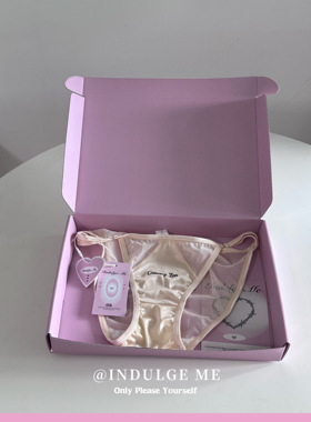 indulgeme金色幻想曲*丹麦月光~性感绸缎内裤纯欲无痕女士三角裤