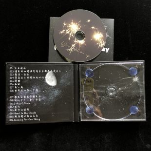 实体专辑定制CD盒透明托盘方形光盘包装盒 个人唱片光碟订制刻录