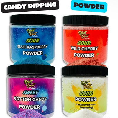 美国直邮 Candy Dipping Powder美国糖果蘸粉 糖果酸粉 水果蘸粉
