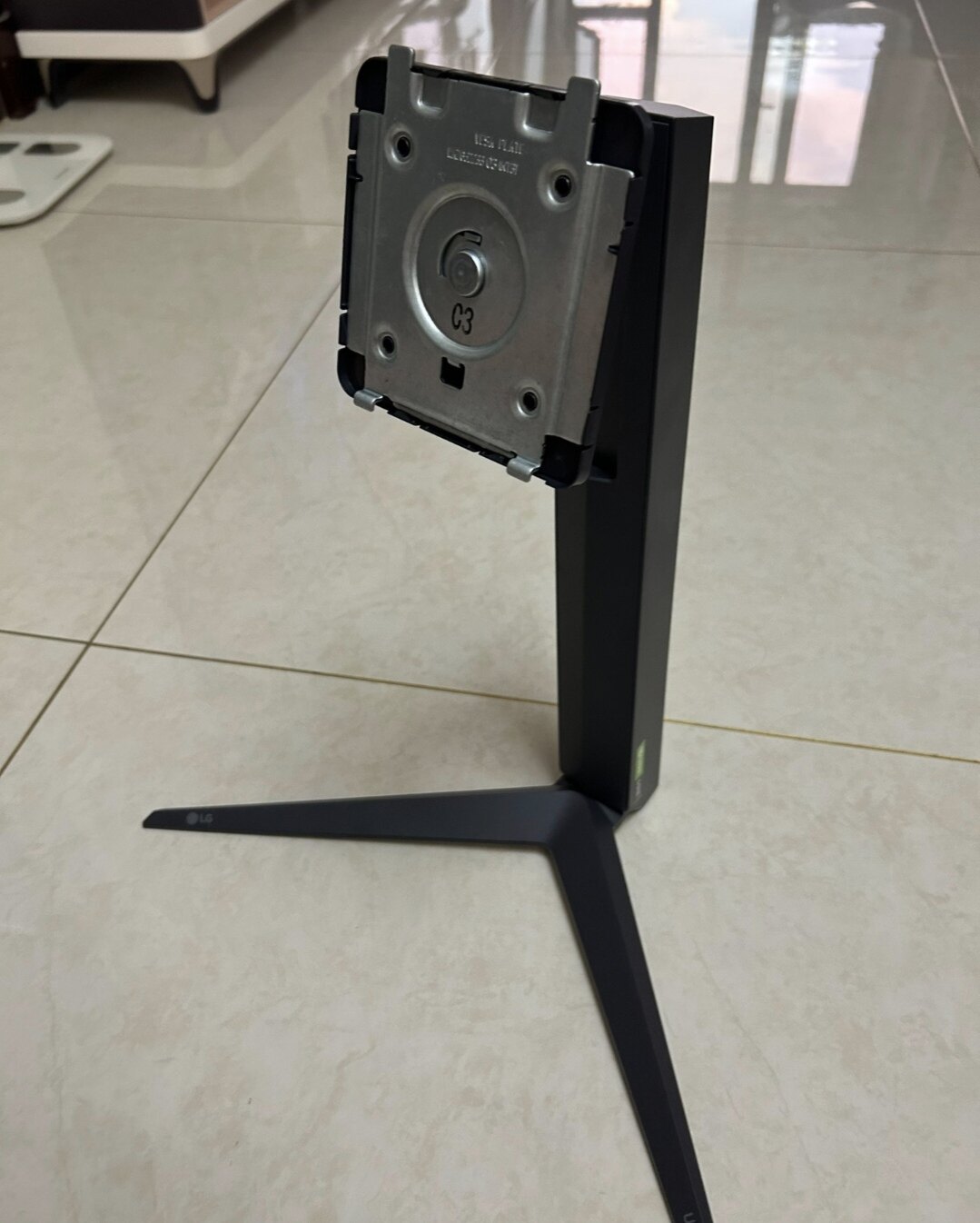 27寸lg乐金27gr95qe显示器27gr93u原装支架底座