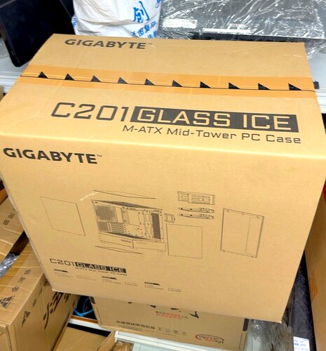 技嘉破空C201G机箱C201GI包装箱纸箱空箱外箱盒子泡沫C201GLASS