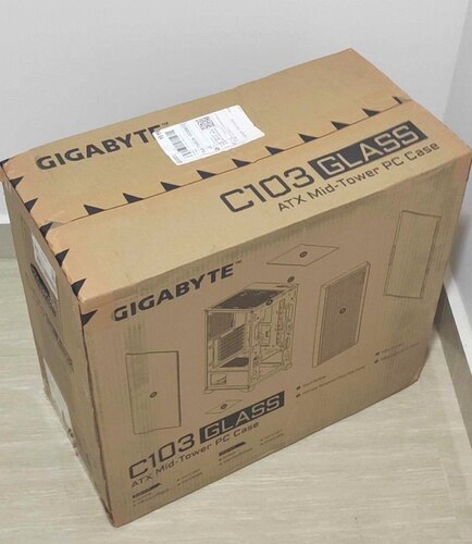 技嘉幽灵C103G机箱C103GLASS包装箱纸箱空箱外箱盒子泡沫原装