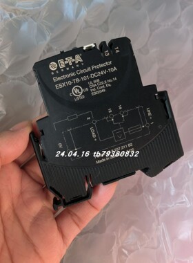 全新ETA ESX10-TB-101-DC24V-10A断路器2210-S211-P1M1-H111-2A