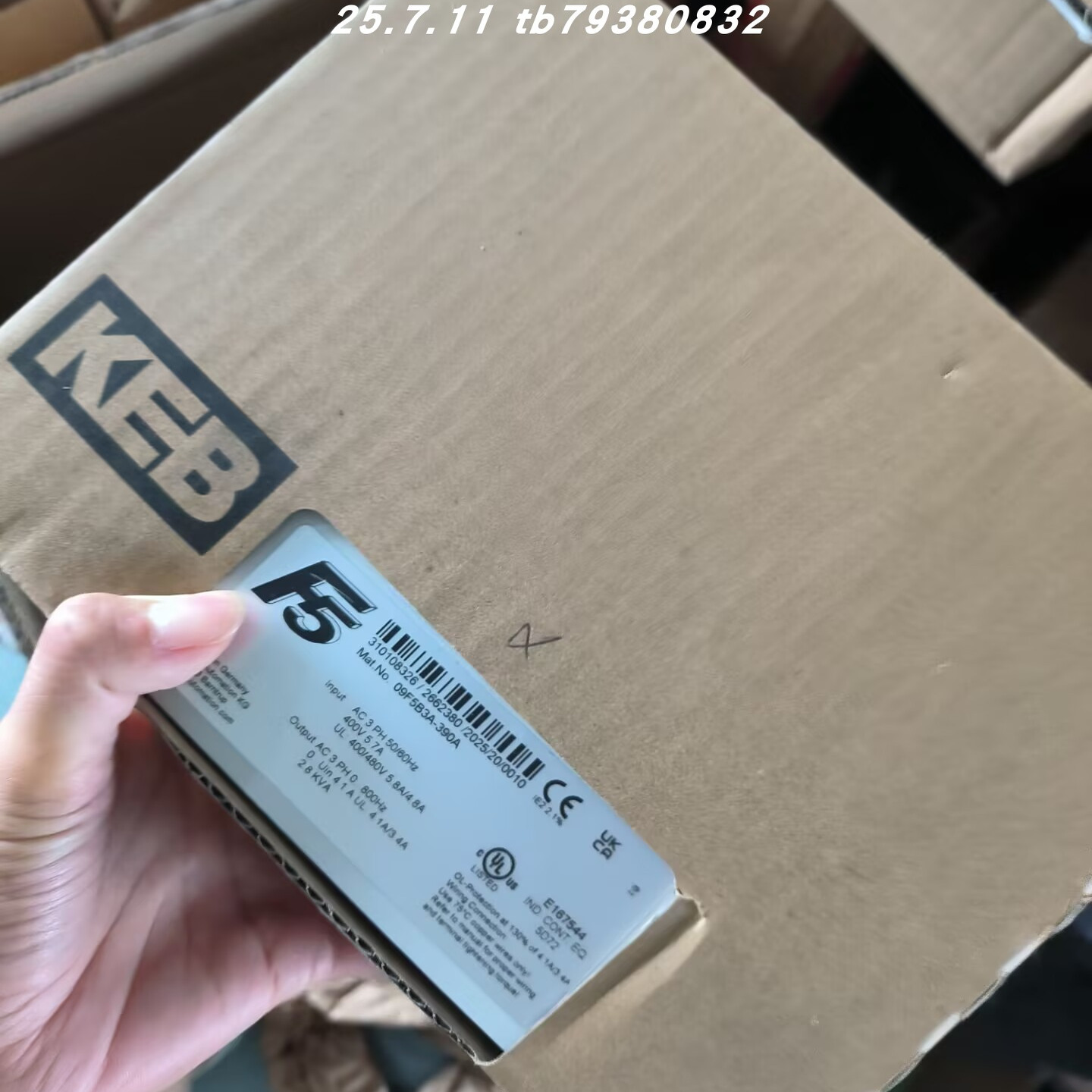 KEB 09F5B3A-390A变频器 15F5HBG-Y0MF变频器