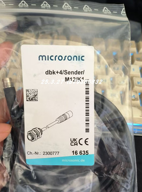 MICROSONIC DBK+4/SENDER/M12/K1传感器Römheld 1545105S