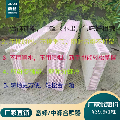 中蜂合群器意蜂专用合群器养蜂神器蜂箱产子器不只是囚王笼包邮