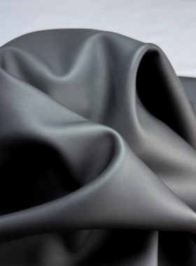 意大利swift平纹小牛皮 黑色真皮 H家原厂皮料 Birkin包包皮料DIY