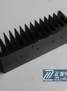 【正龙电子】纯黑 铝散热器 LM3886TF LM4766等功放板散热器