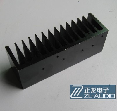 正龙电子纯黑铝散热器