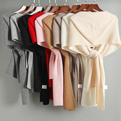 秋冬羊毛帽子围巾女外搭羊绒针织衫 护颈连帽披肩厚保暖围脖