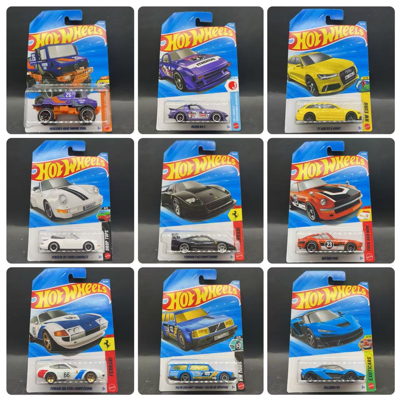 风火轮26C热门普卡迈凯伦W1法拉利F40传奇赛车64比例合金C4982