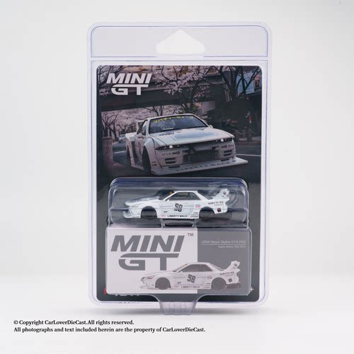 Minigt尼桑 GTR R32 LB改装兰多诺里斯TAS  1:64仿真汽车模型1217