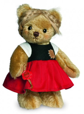 德国正品Hermann 赫曼金发小女Gretel泰迪熊 限量收藏款 现货