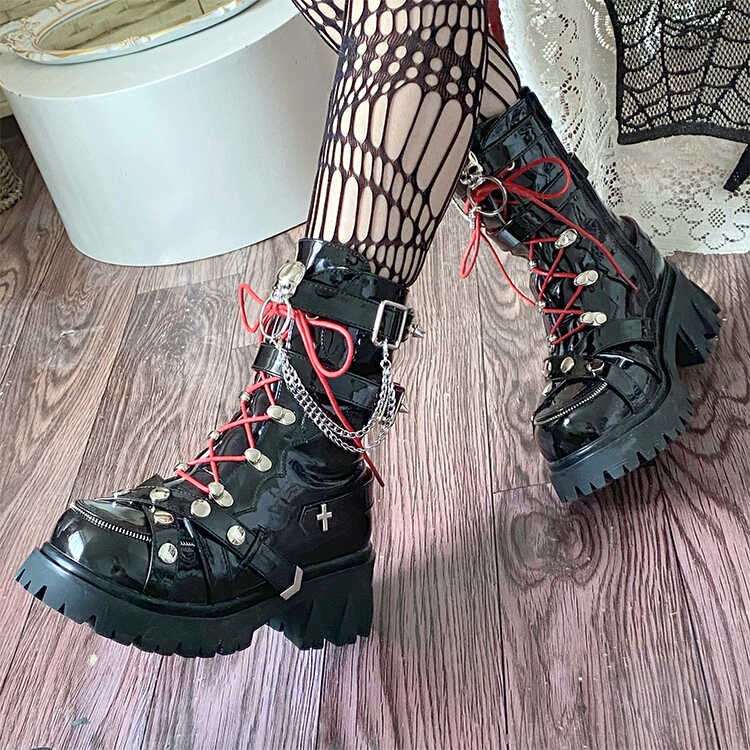 甜酷风荆棘骷髅黑暗亚文化骑士