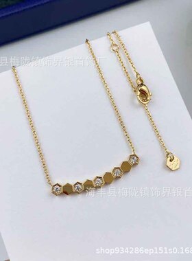 非常复古笑脸吊坠时尚波浪项链轻奢高级设计感锁骨链气质ins风潮