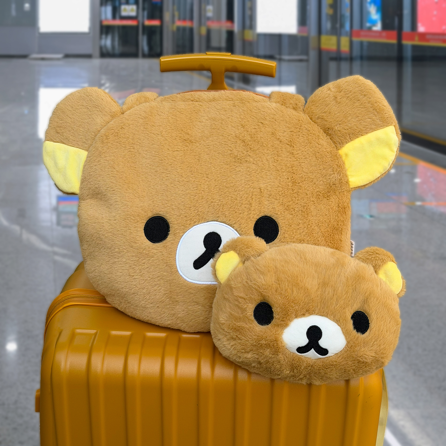 可爱轻松熊大容量单肩包