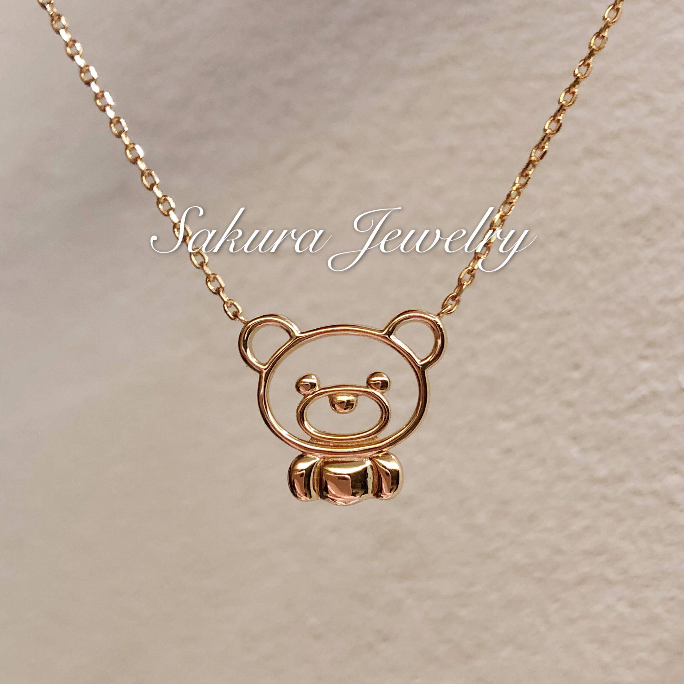 [Sakura]A Bear .TEDDY Teddy Bear Original lovely Sterling Silver clavicle Necklace studentin the Accessories/Fashion Jewelry, Necklace  category - from Buy2taobao.com to provide professional Taobao agent buy service