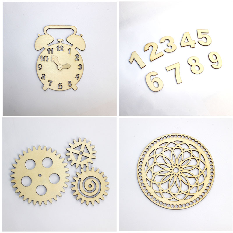 busyboard儿童忙碌板配件diy材料 木质数字字母搭配装饰益智玩具