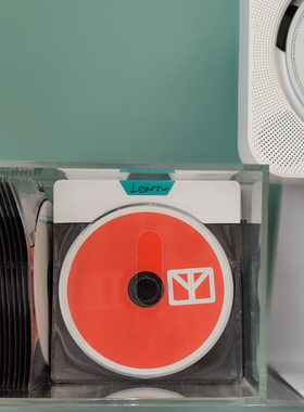 川介家居CD DVD活页保护套光盘收纳袋55片无纺布加厚双面装可书写