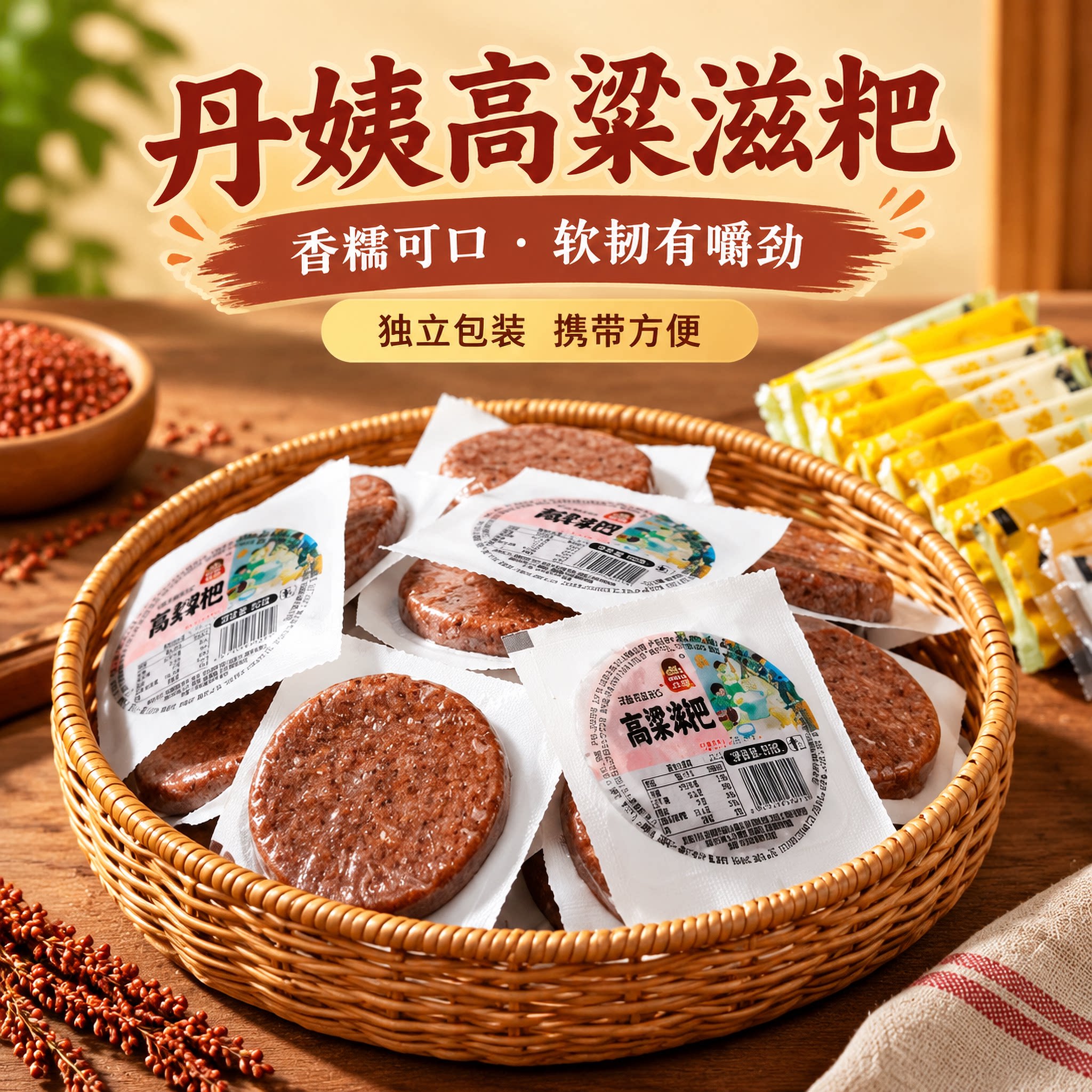 红糖年糕湛江年糕廉江红糖椰汁糯米糍粑特产农家手工甜粿年糕糍粑