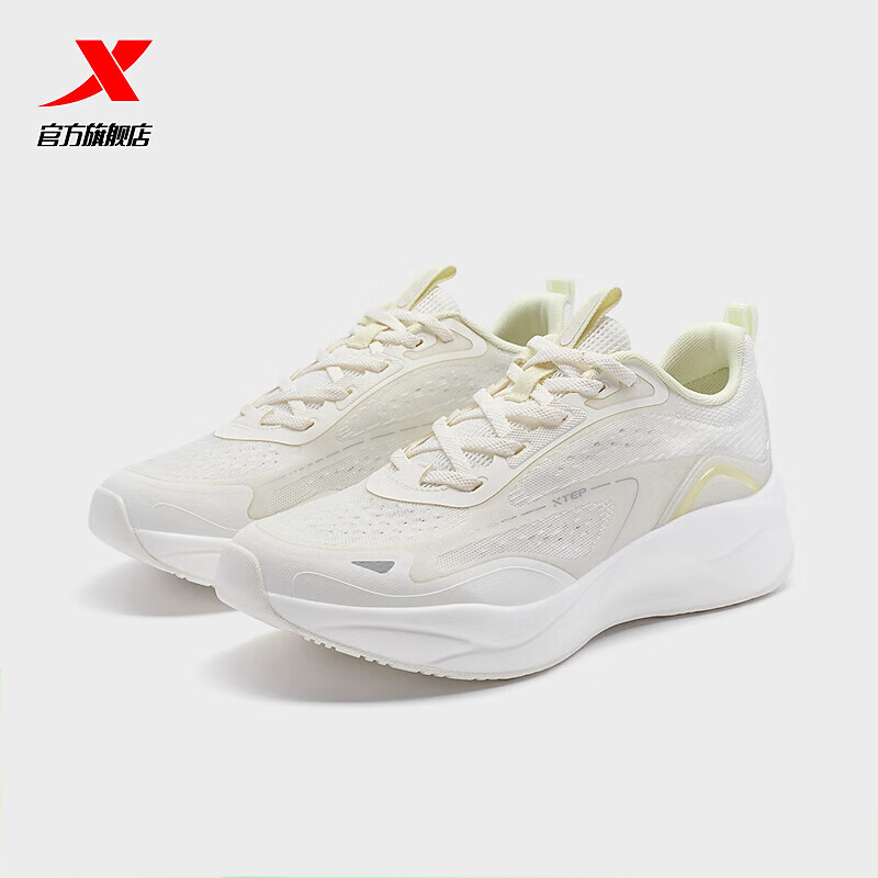 特步休闲鞋夏季透气运动鞋女