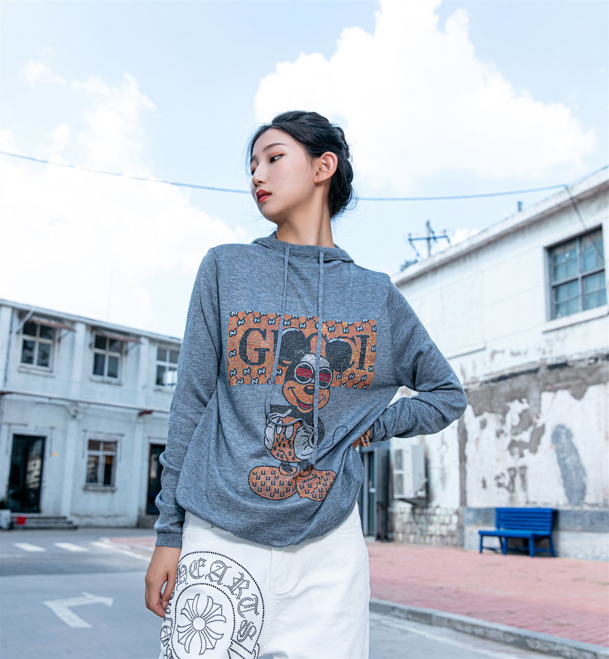 皮肤衣软糯针织棉套头长袖毛衣