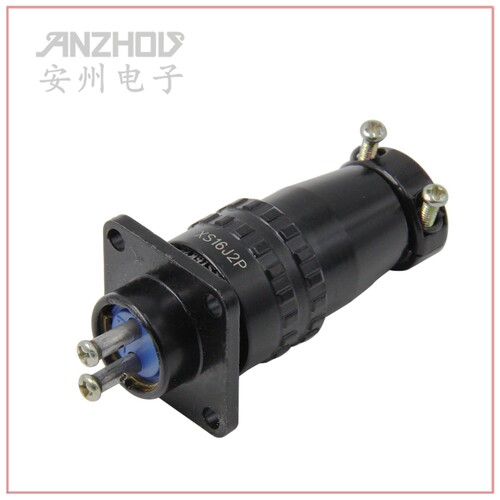 航空插头 XS16J2P 插座 XS16K2A 2芯 连接器 热电偶用插头