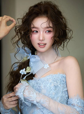 新娘法式高级感蝴蝶结项链