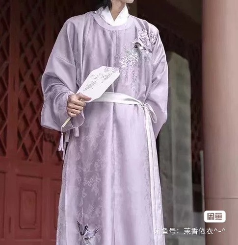 出租 银灵春禹原创汉服十二花神【杏林春燕】宋制窄袖圆领袍男女