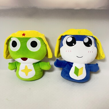 日单新品Keroro伍长军曹系列毛绒手偶周边安抚娃娃