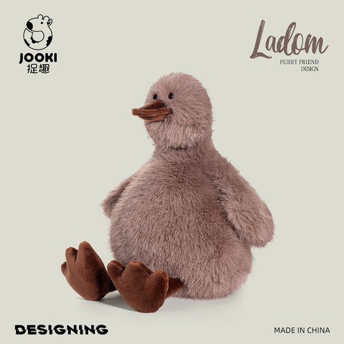 捉趣拉多姆ladom鸭鸭毛绒玩具