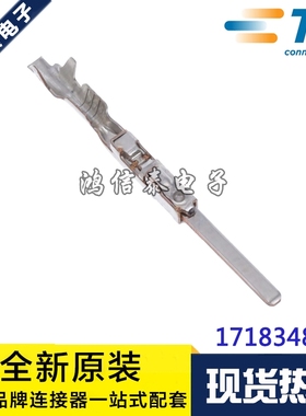 AMP/TE连接器 1718348-1 端子 线规22-24AWG 原装现货 一个起拍