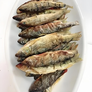 温州泰顺淡水锅煎炭烤,米糠熏制大溪石斑鱼干500g