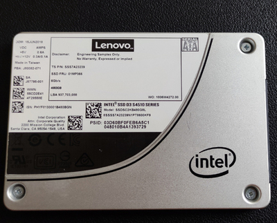 联想服务器固态硬盘S4510