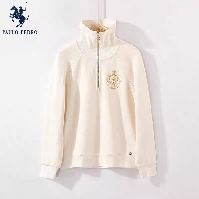 Paulo Pedro/保罗·彼得女半开领卫衣-BWDD48770