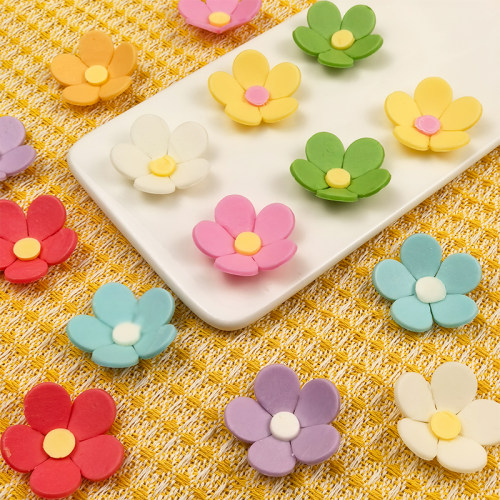 巧克力立体五瓣小花朵蛋糕装饰