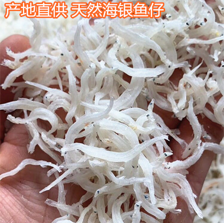 包邮 渔民自晒 海产小银鱼 银鱼干货 银鱼干野生海产干货250g