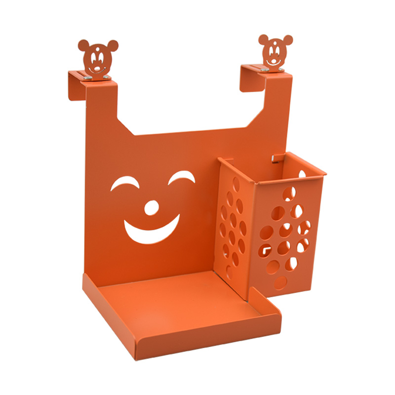 笔筒杂物收纳盒桌面挂钩式文具架转角可调工位悬挂置物架墙壁挂