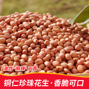 铜仁珍珠花生贵州特产小粒花生米新鲜去壳粉红皮花生现剥小颗粒花
