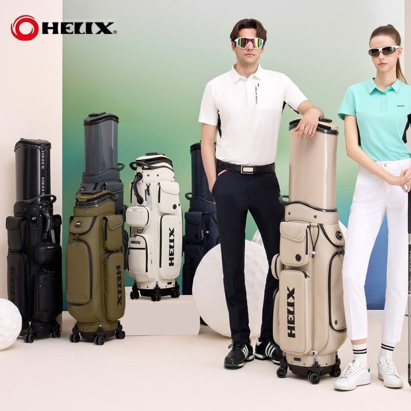 HELIX喜力克斯高尔夫航空托运球包硬壳耐压男女士球包万向轮新款