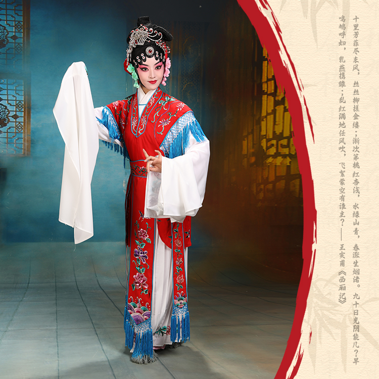 京剧戏曲花旦古装戏服红娘装